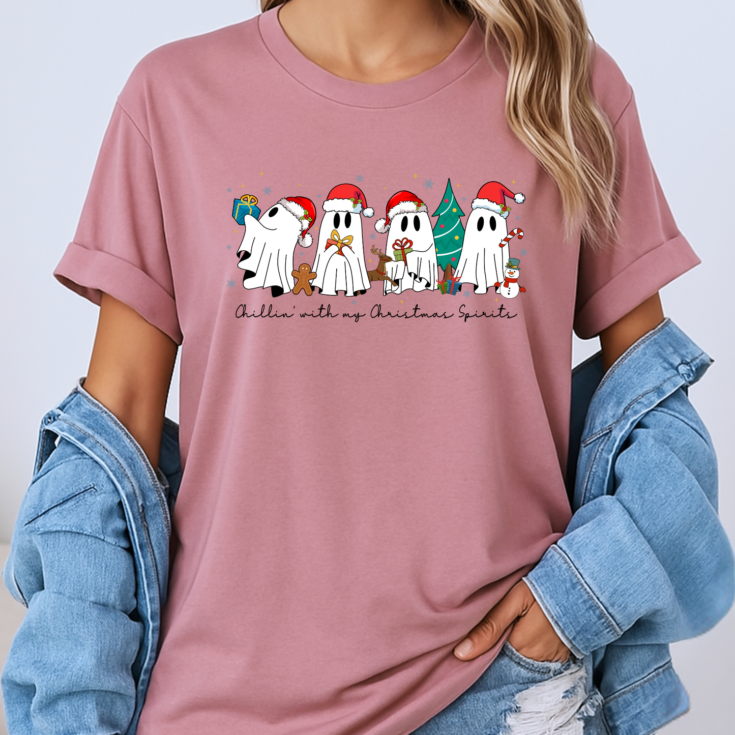 👻🎄 Ghostmas Crew ✨  100% Organic Cotton T-Shirt