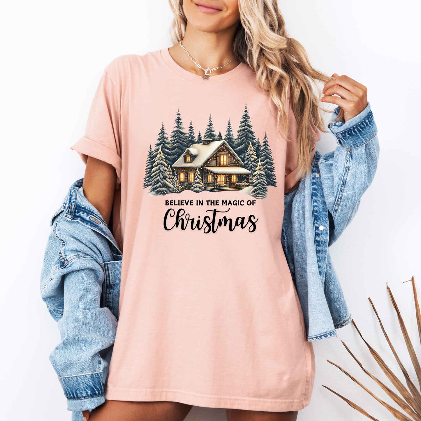 ❄️🏡 Winter Lodge Glow 💫  100% Organic Cotton T-Shirt