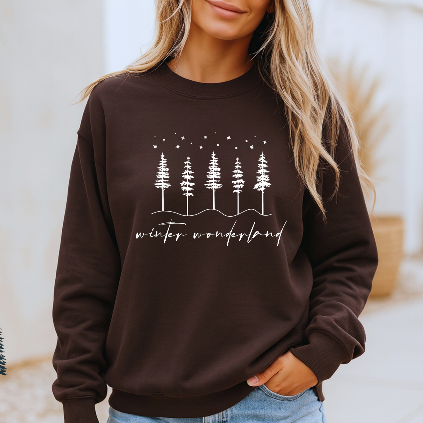 ❄️ Winter Wonderland ⛄  Organic Cotton Sweatshirt