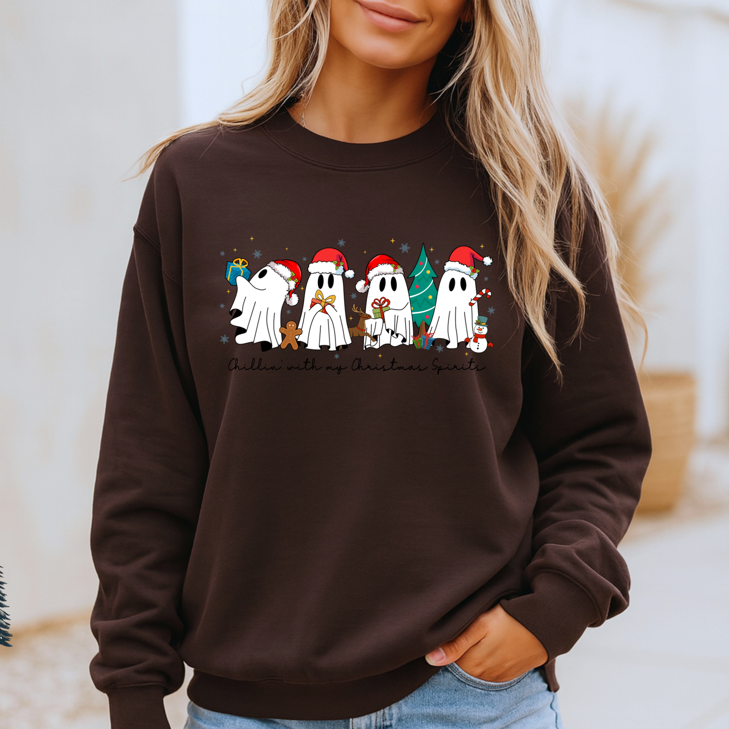 👻 Ghostmas Crew 🎄 Organic Cotton Sweatshirt