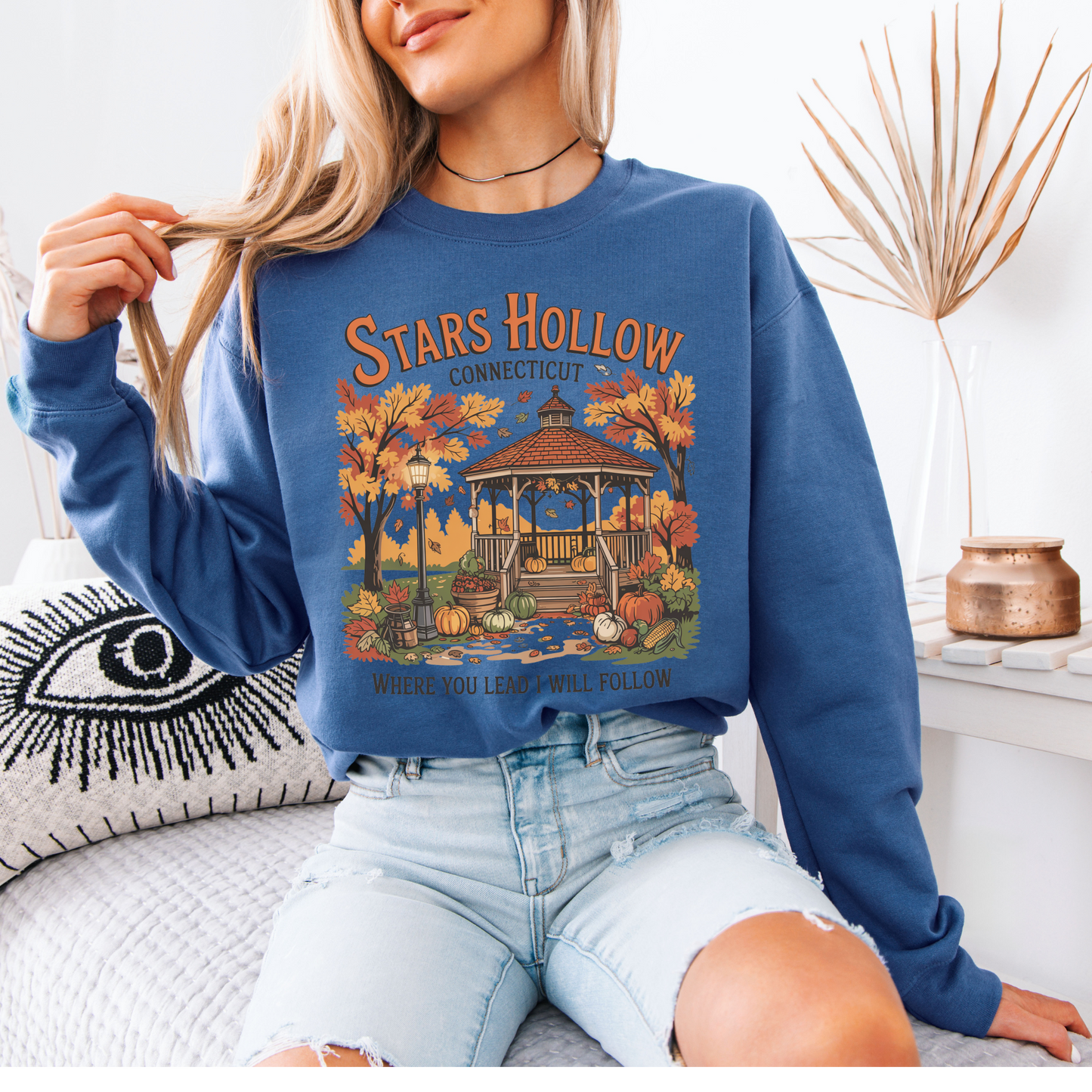 🍂 Stars Hollow Connecticut Sweatshirt 🎀☕Cotton Sweatshirt
