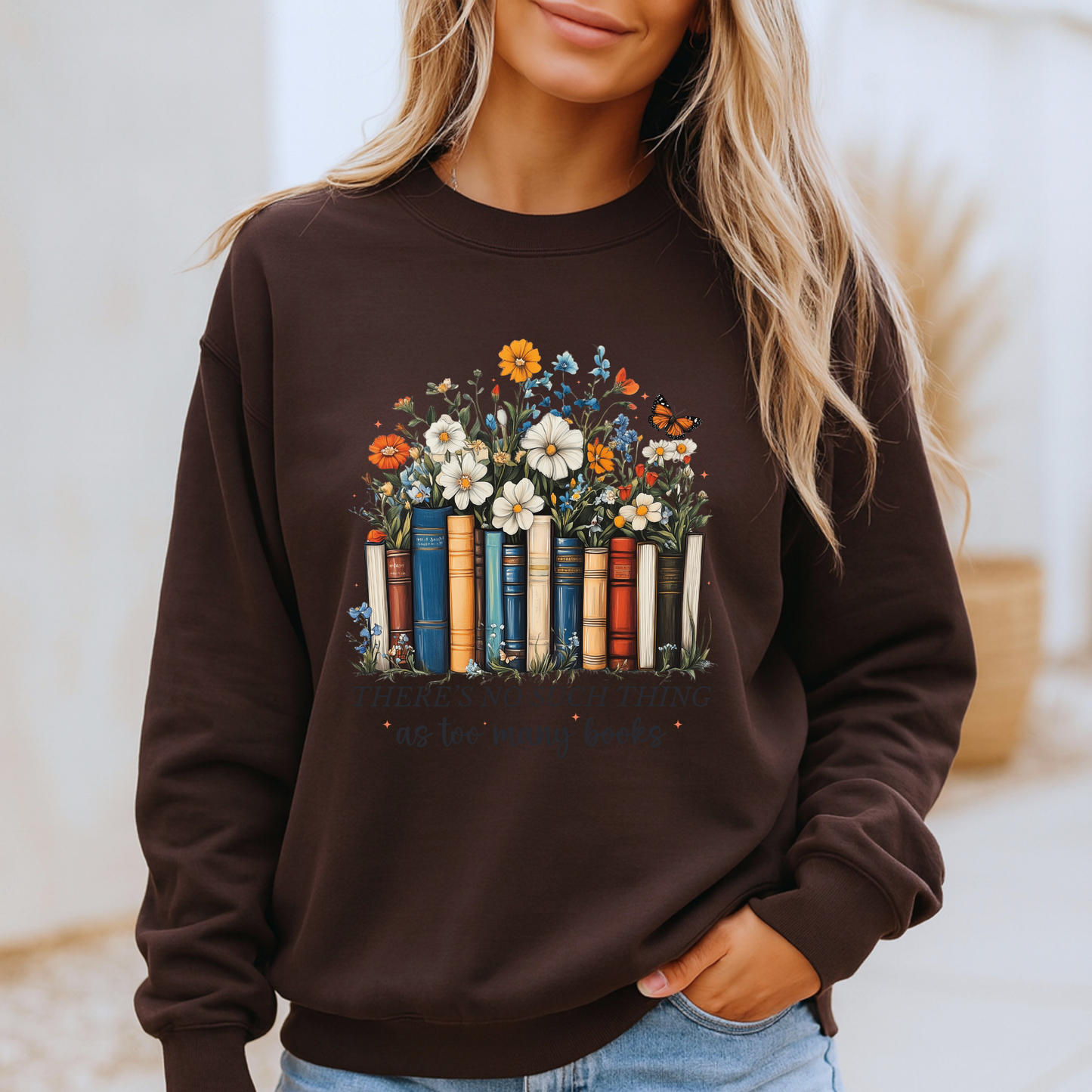 📚✨ Book Lover ✨📖 Organic Cotton Sweatshirt