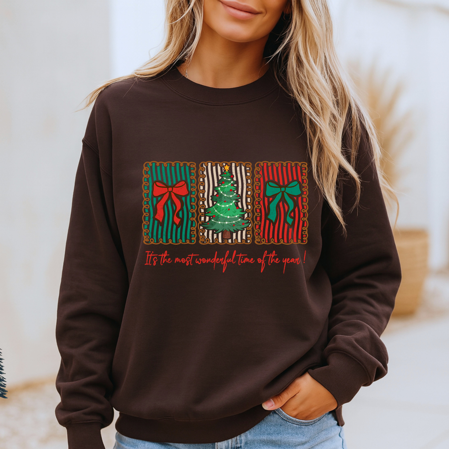 🍬 Sweet Holiday Cheer 🎄 Organic Cotton Sweatshirt