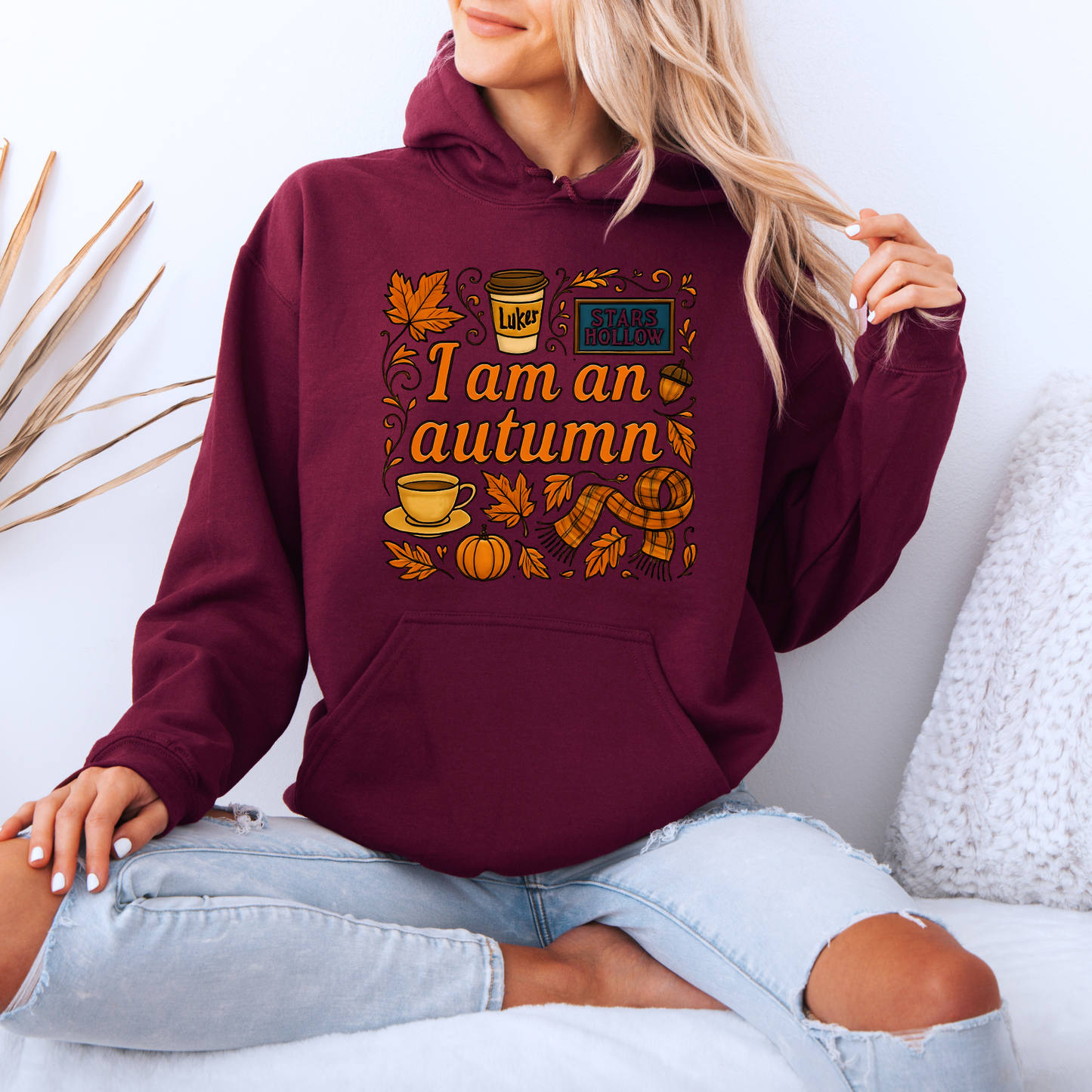 🎃 I Am an Autumn Girl | Warm & Cozy Fall Style 🍁☕ Luxuriously Thick Hoodie✨