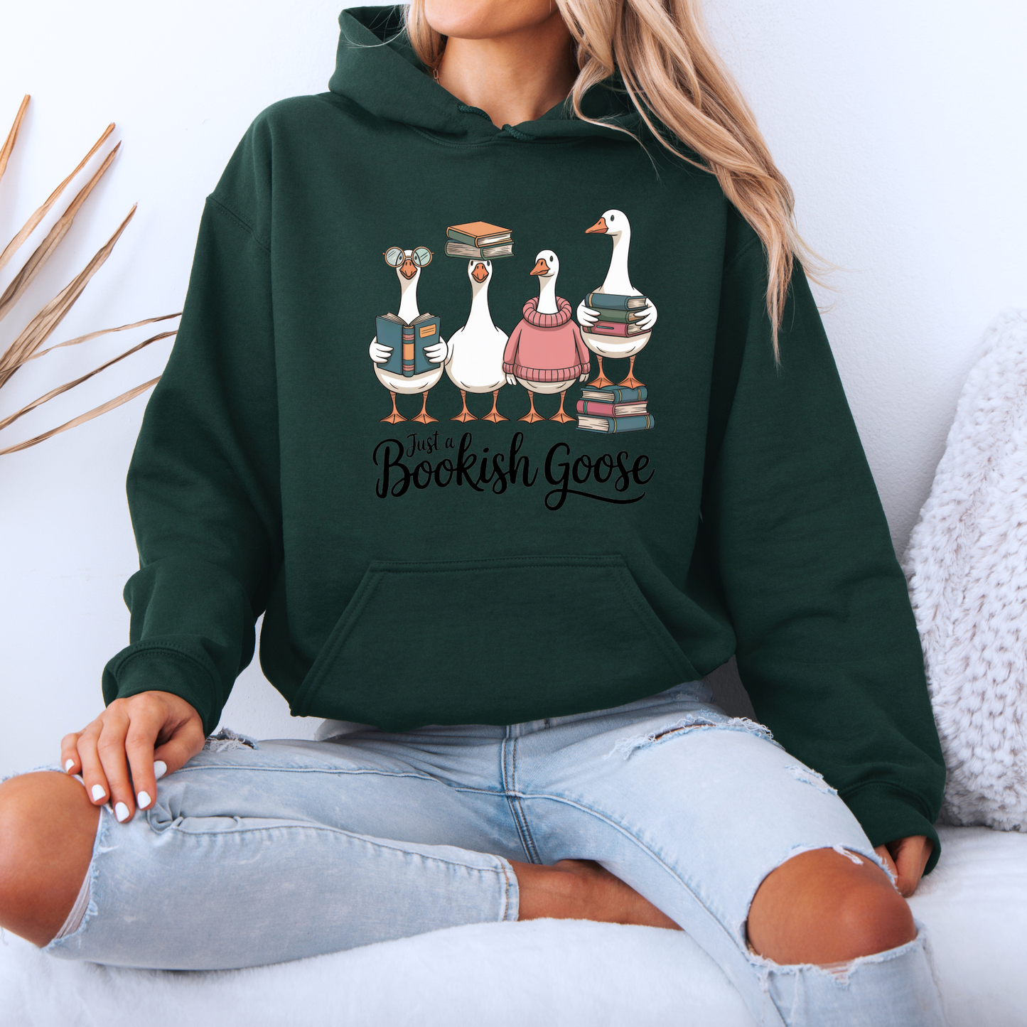 🪿📚 Just a Bookish Goose Luxuriously Thick Hoodie✨