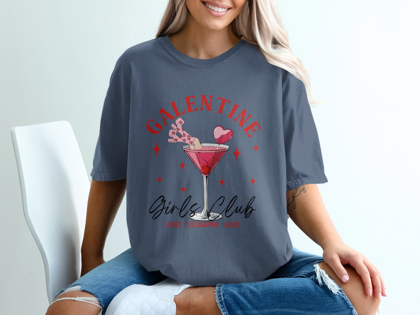 Cheers to Galentine's 100% Organic Cotton