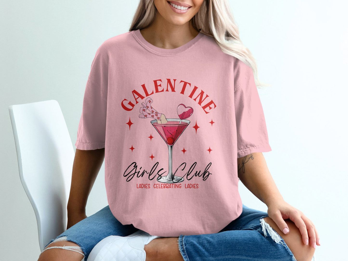 Cheers to Galentine's 100% Organic Cotton