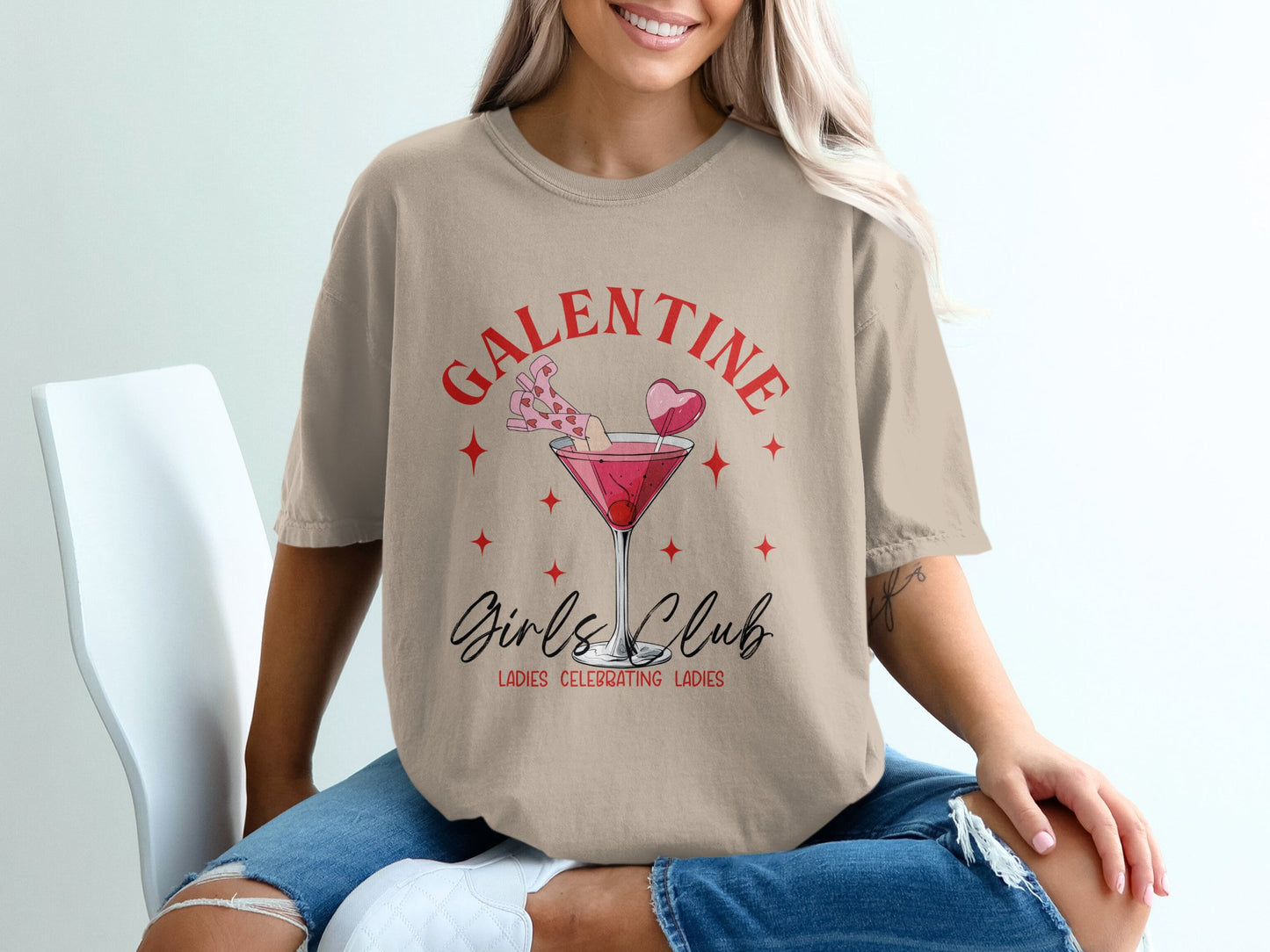 Cheers to Galentine's 100% Organic Cotton