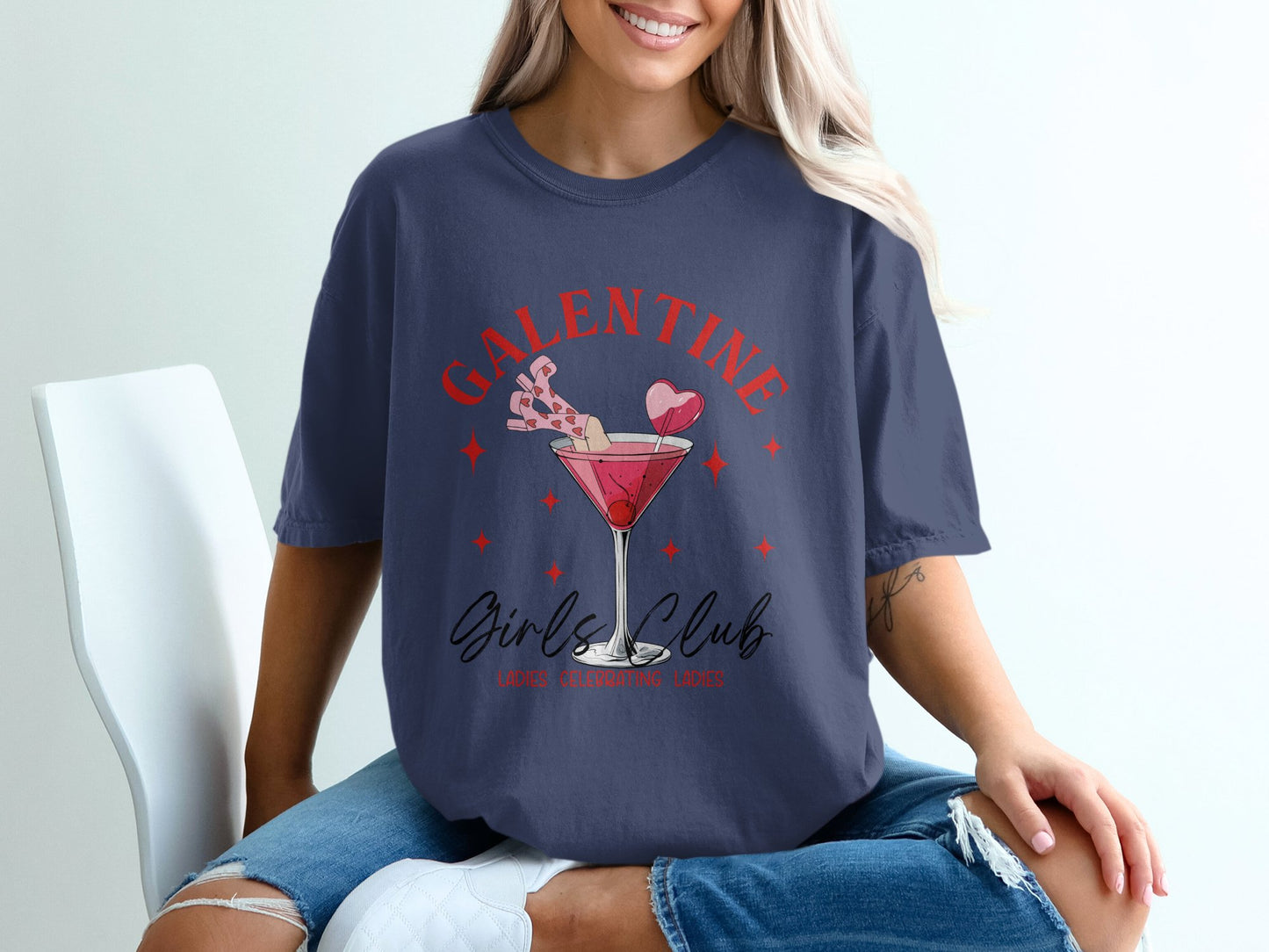 Cheers to Galentine's 100% Organic Cotton