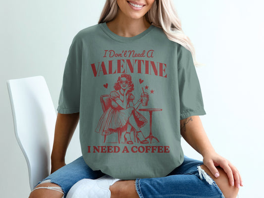Coffee Over Cupid T-shirt 100% Organic Cotton
