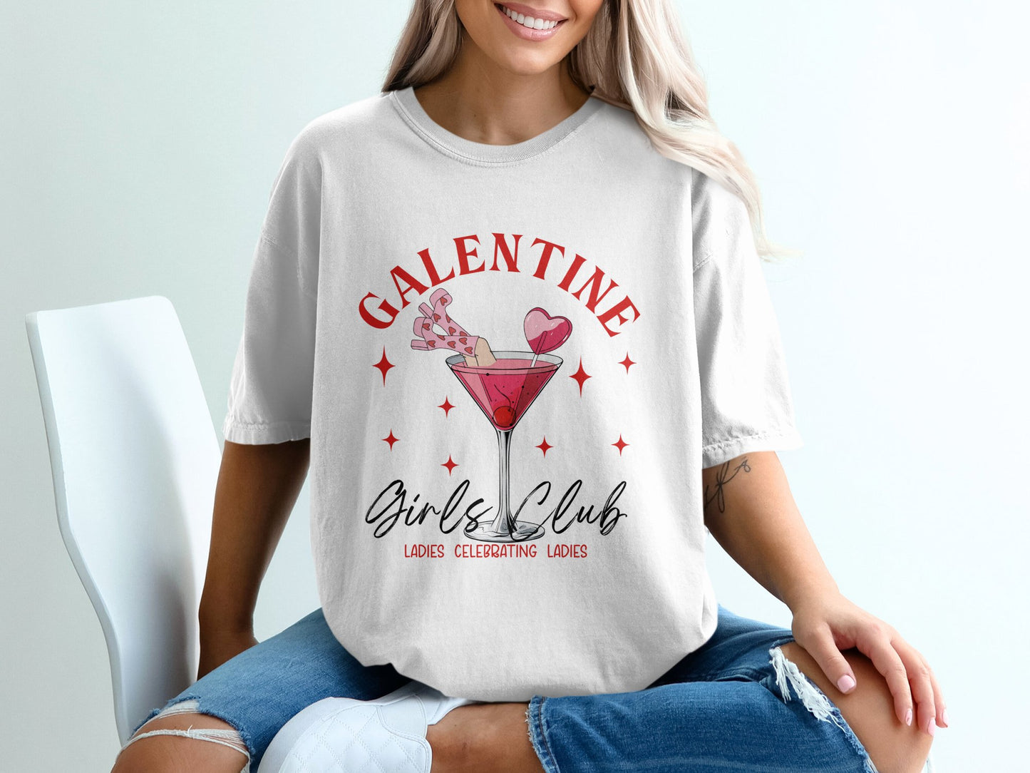 Cheers to Galentine's 100% Organic Cotton