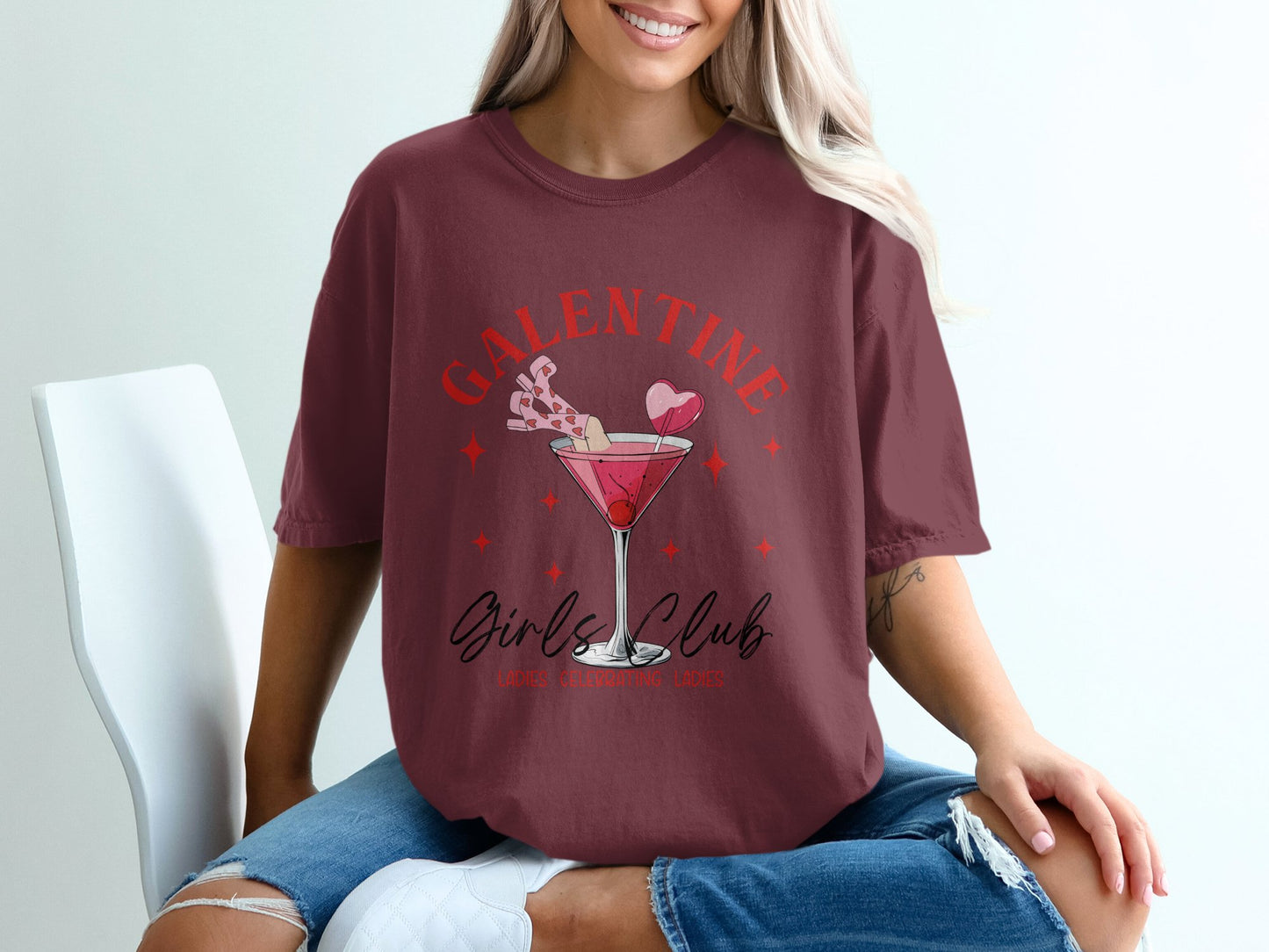 Cheers to Galentine's 100% Organic Cotton