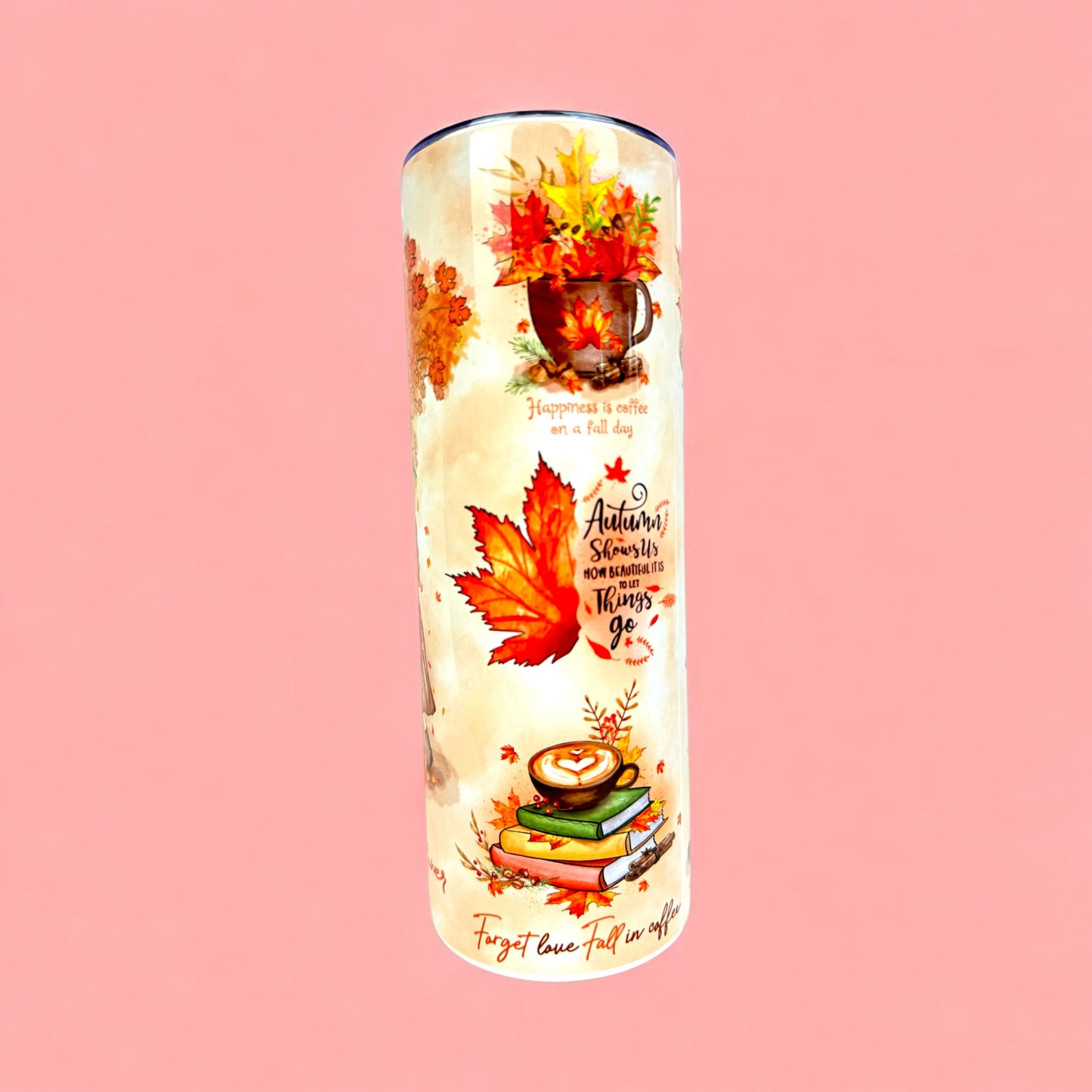🍁 Autumn Cozy Vibes – 20oz Tumbler ☕