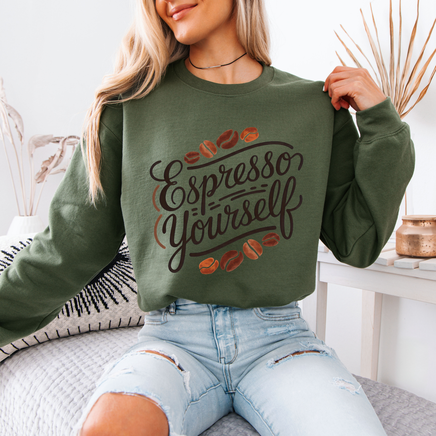 ☕️💬 Espresso Yourself Sweatshirt 🤎✨