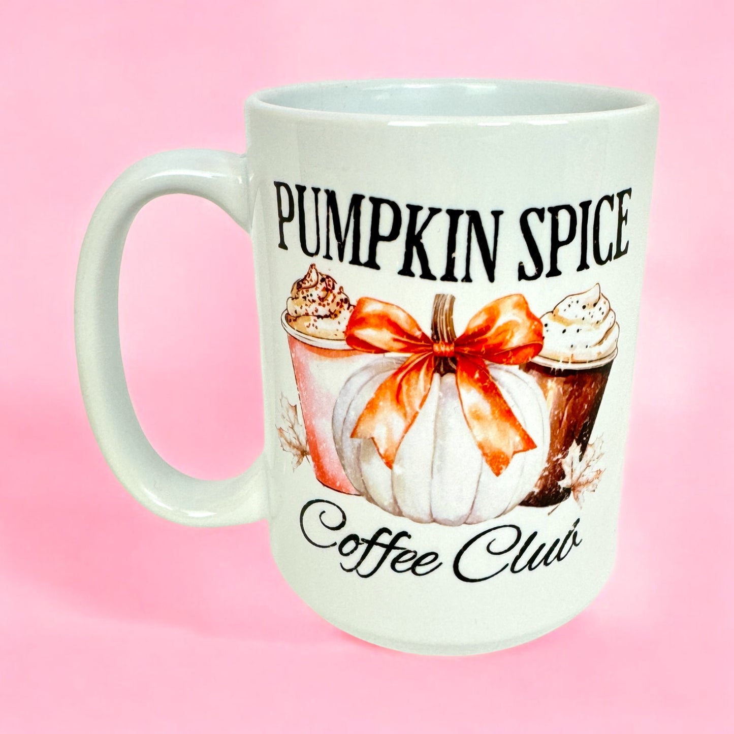 🧡Pumpkin Spice Coffee Club 15oz Mug✨