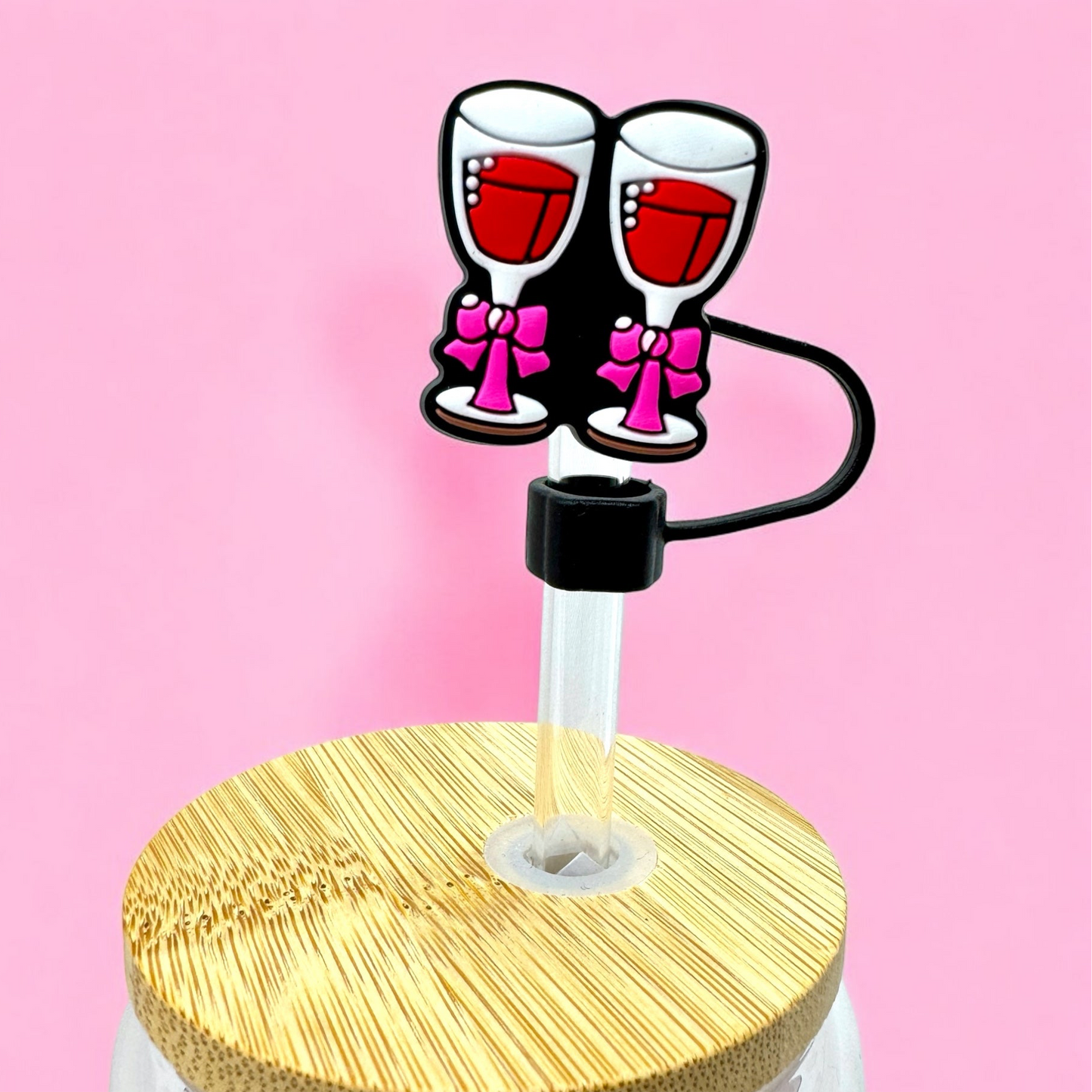 🥂 Cheers to Style Straw Topper 🎀