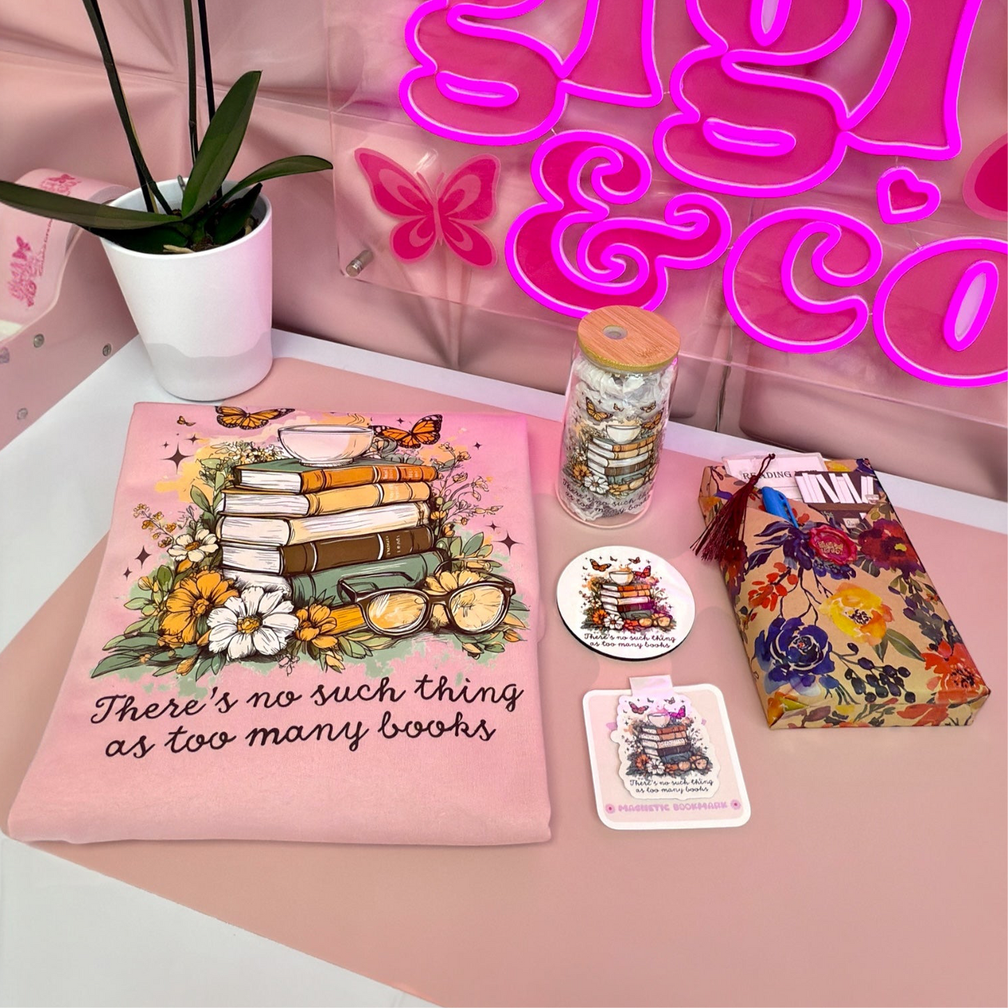 📚 Too Many Books? Never! Bookish Bundle 🦋☕🌼