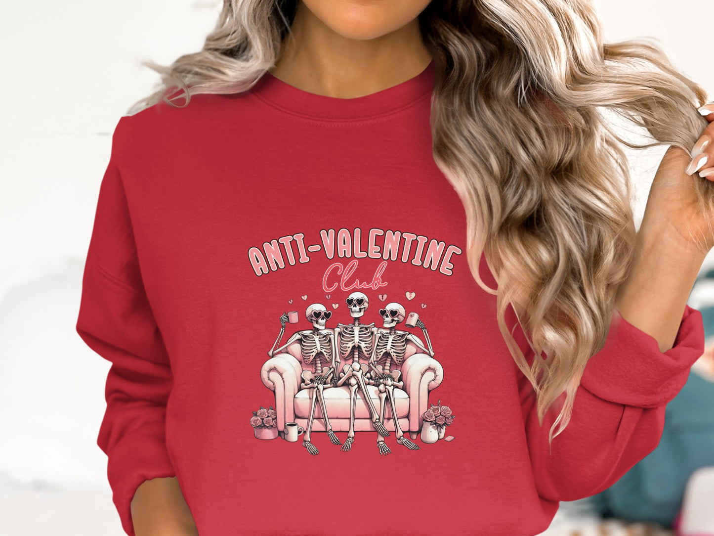 ANTI-VALENTINE - Cotton Sweatshirt