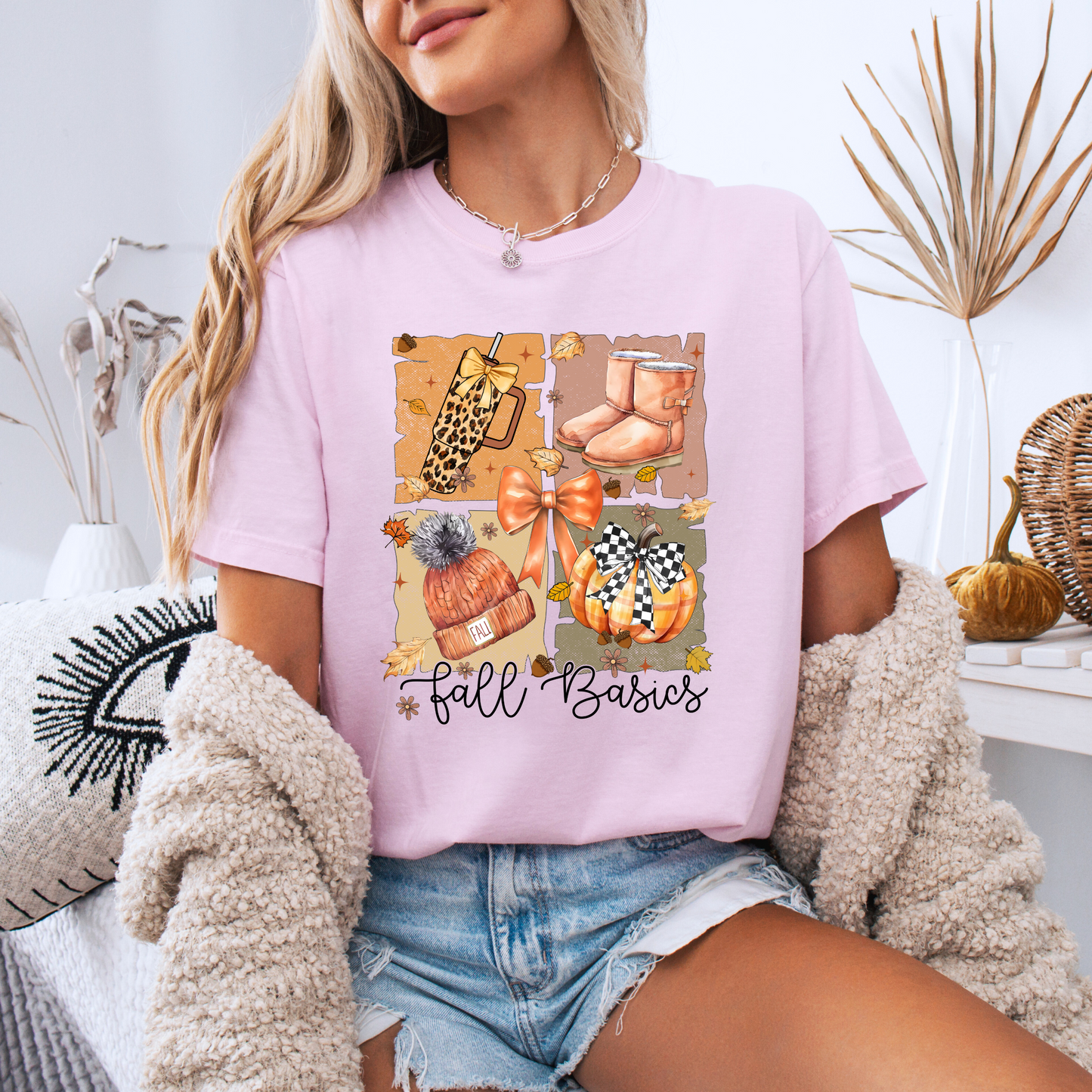 🍂👢 Fall Basics Cozy Tee 🎃🧣 🎃☕ 100% Organic cotton