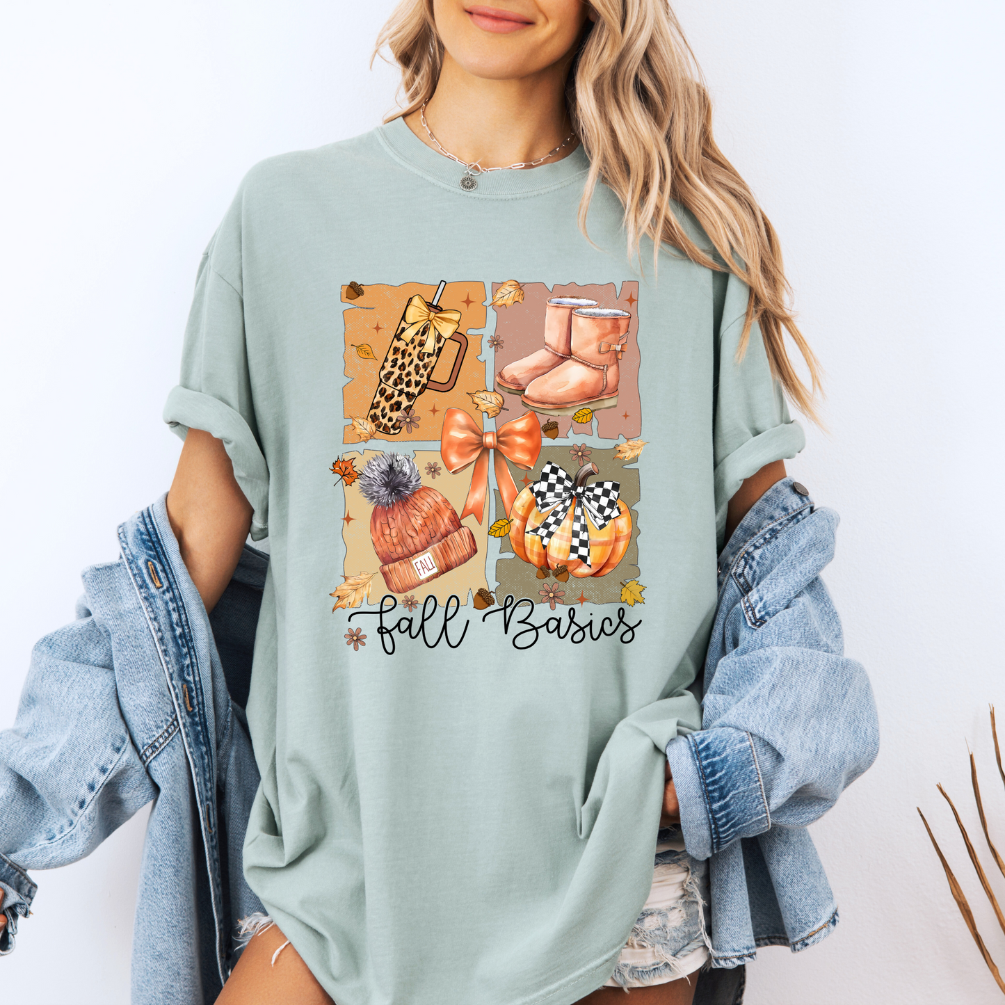 🍂👢 Fall Basics Cozy Tee 🎃🧣 🎃☕ 100% Organic cotton