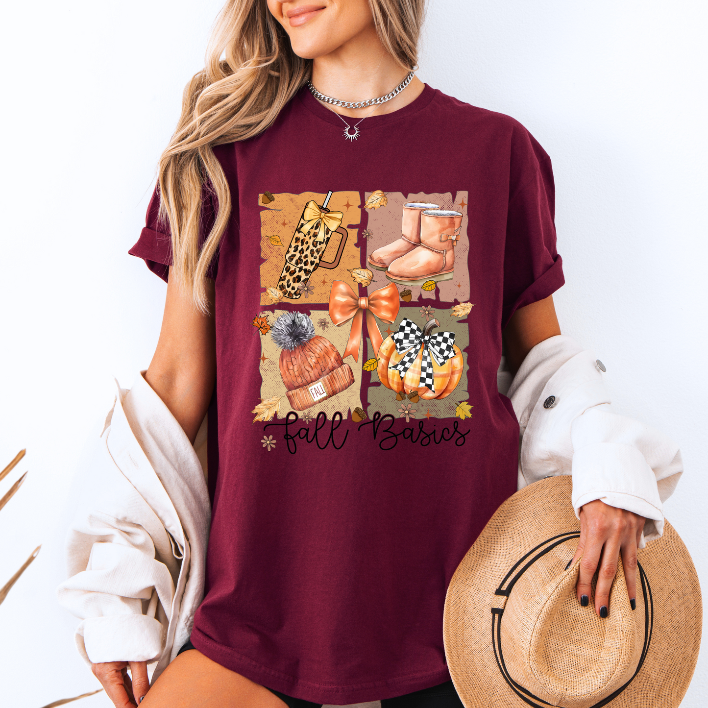 🍂👢 Fall Basics Cozy Tee 🎃🧣 🎃☕ 100% Organic cotton