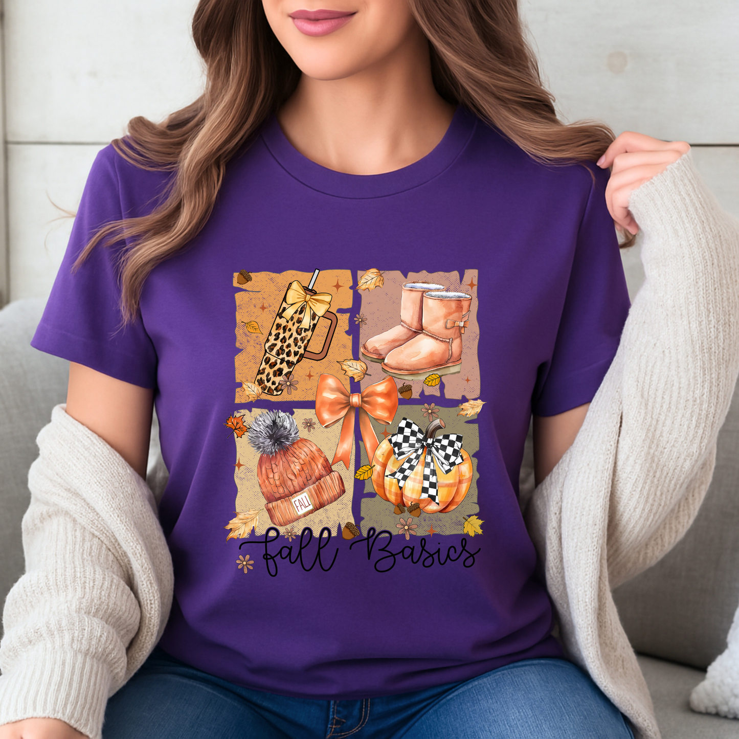 🍂👢 Fall Basics Cozy Tee 🎃🧣 🎃☕ 100% Organic cotton