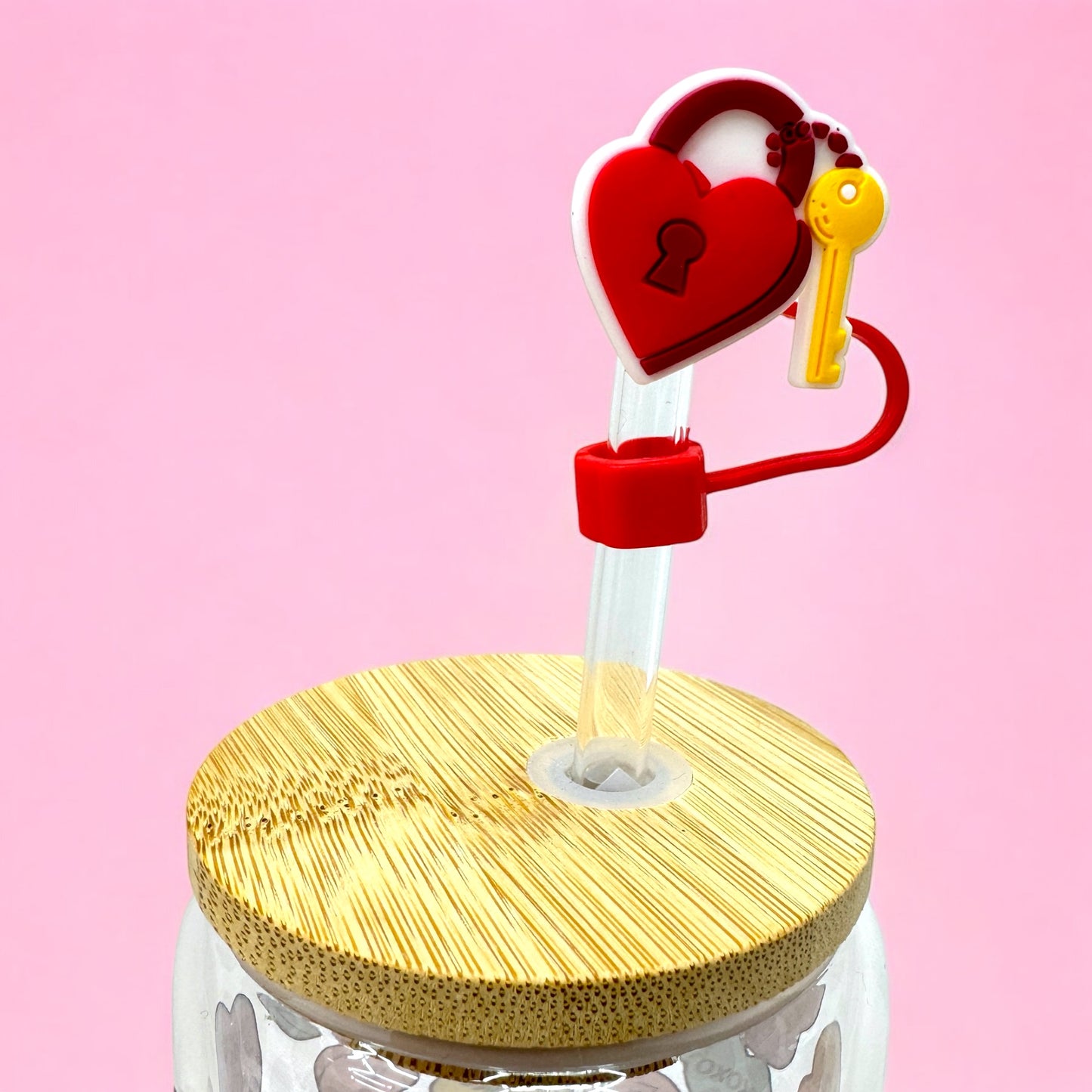 ❤️✨ “Key to My Heart” Straw Topper ✨🔑
