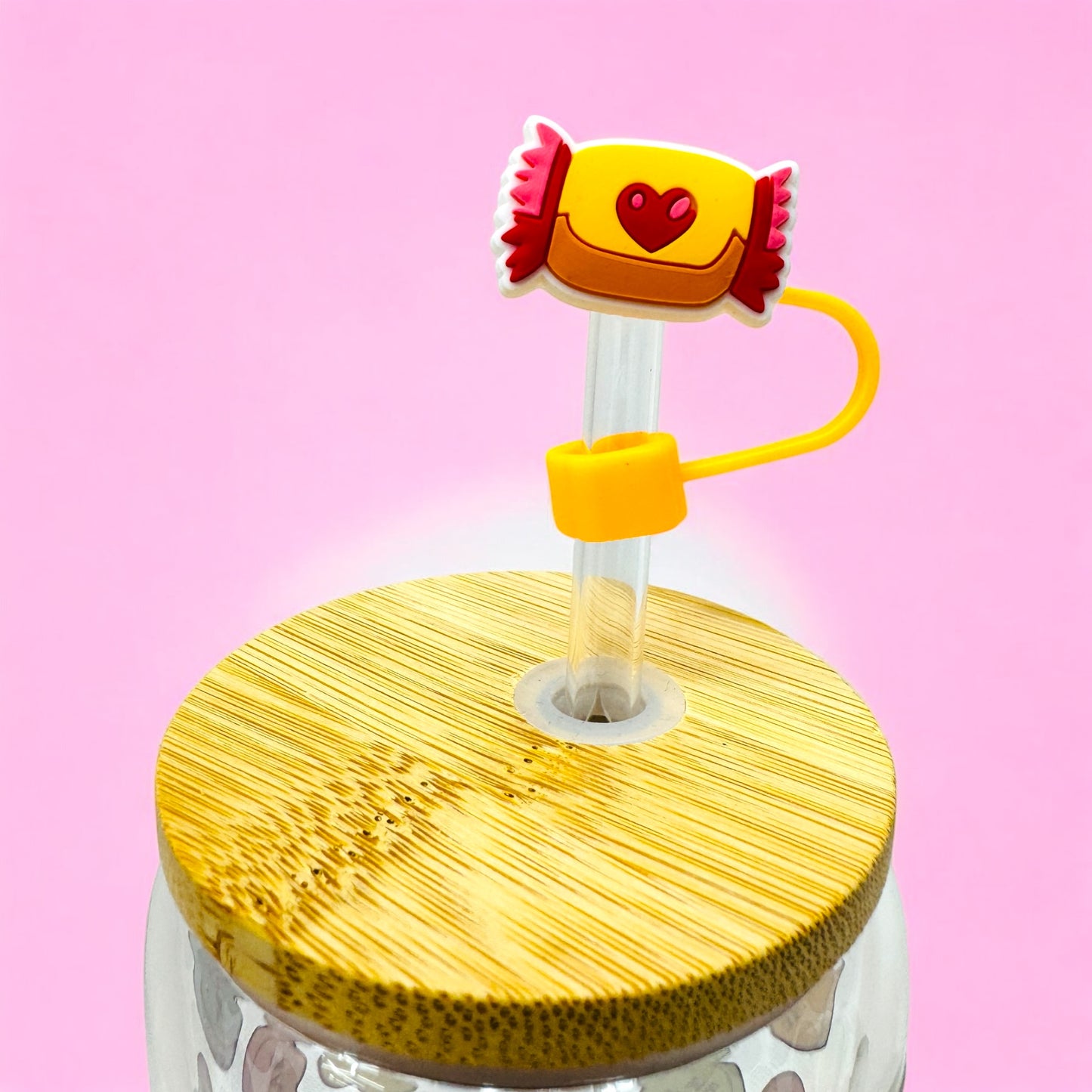 Sweetheart Candy Straw Topper 🍬
