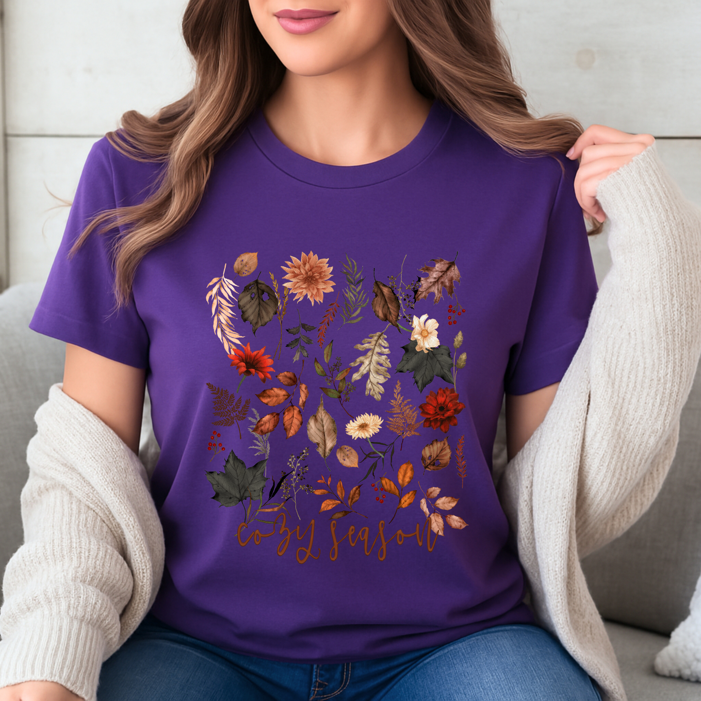 🍂✨ Cozy Season Tee 100% Organic cotton🌼