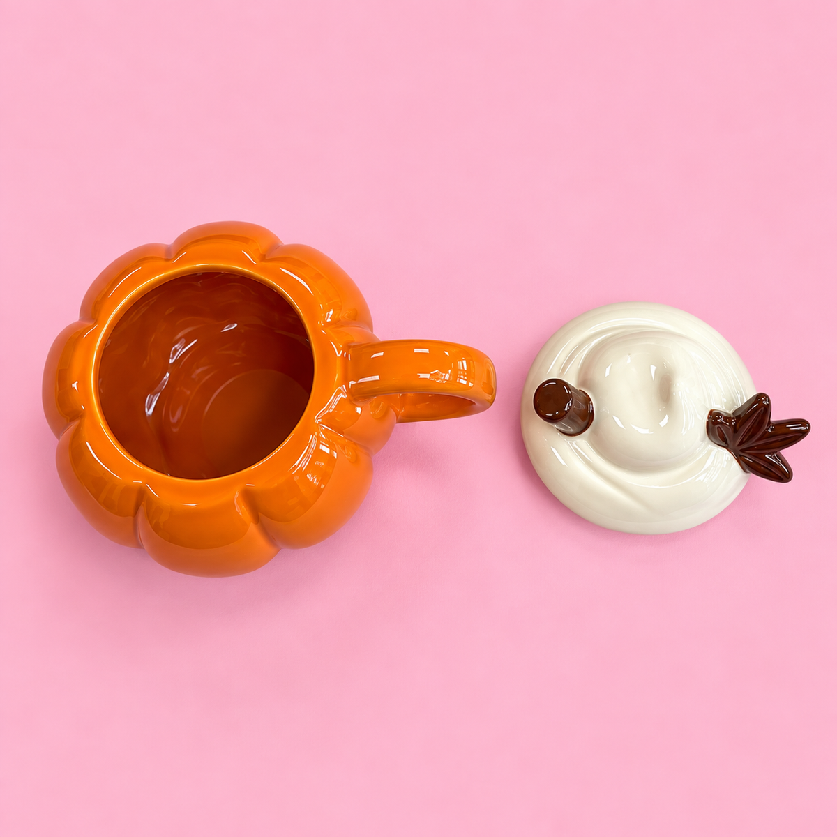 🎃 Pumpkin Spice 14oz Mug with Lid 🍂☕️