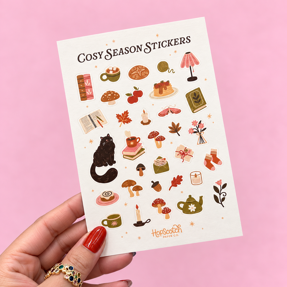 🍂 Cosy Season Sticker Sheet 🍂