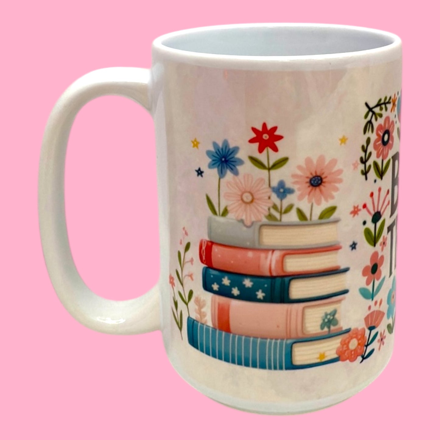 📚✨BookTrovert 15oz Mug🌸