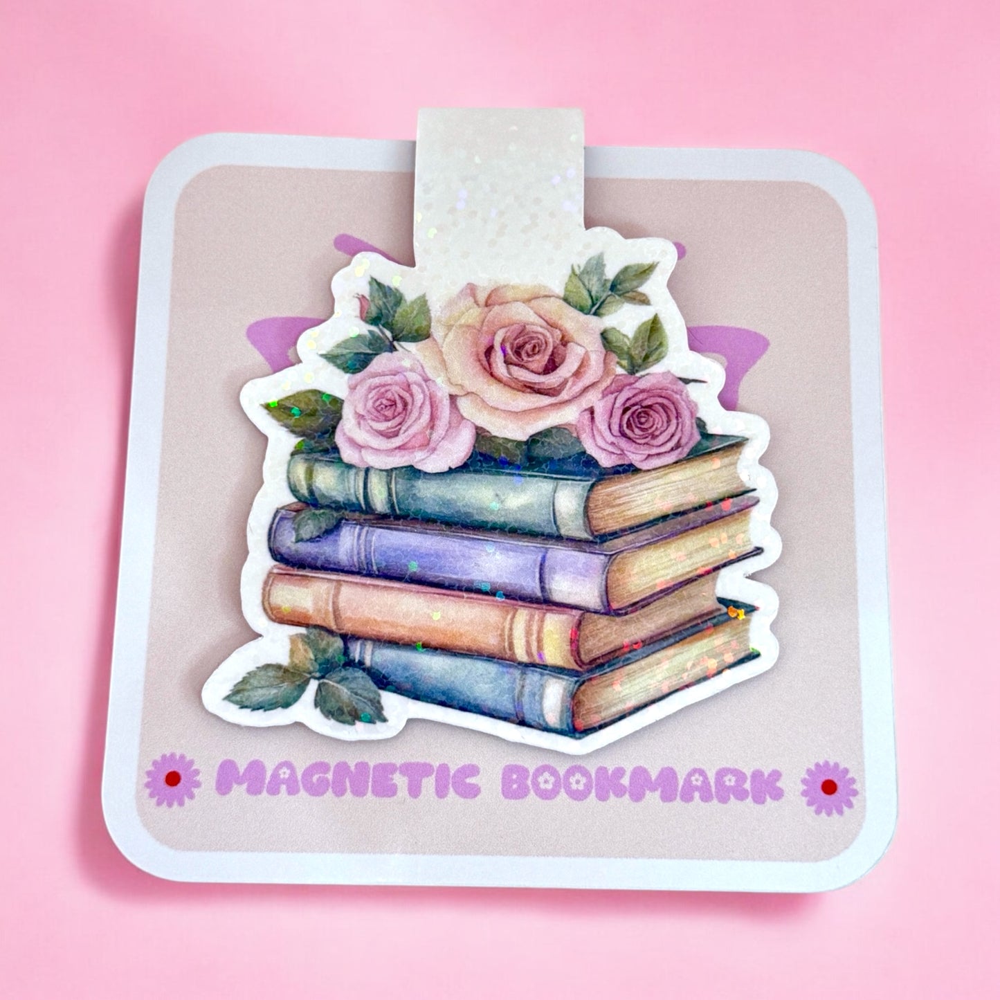 🌸Book Flowers Magnetic Bookmark✨