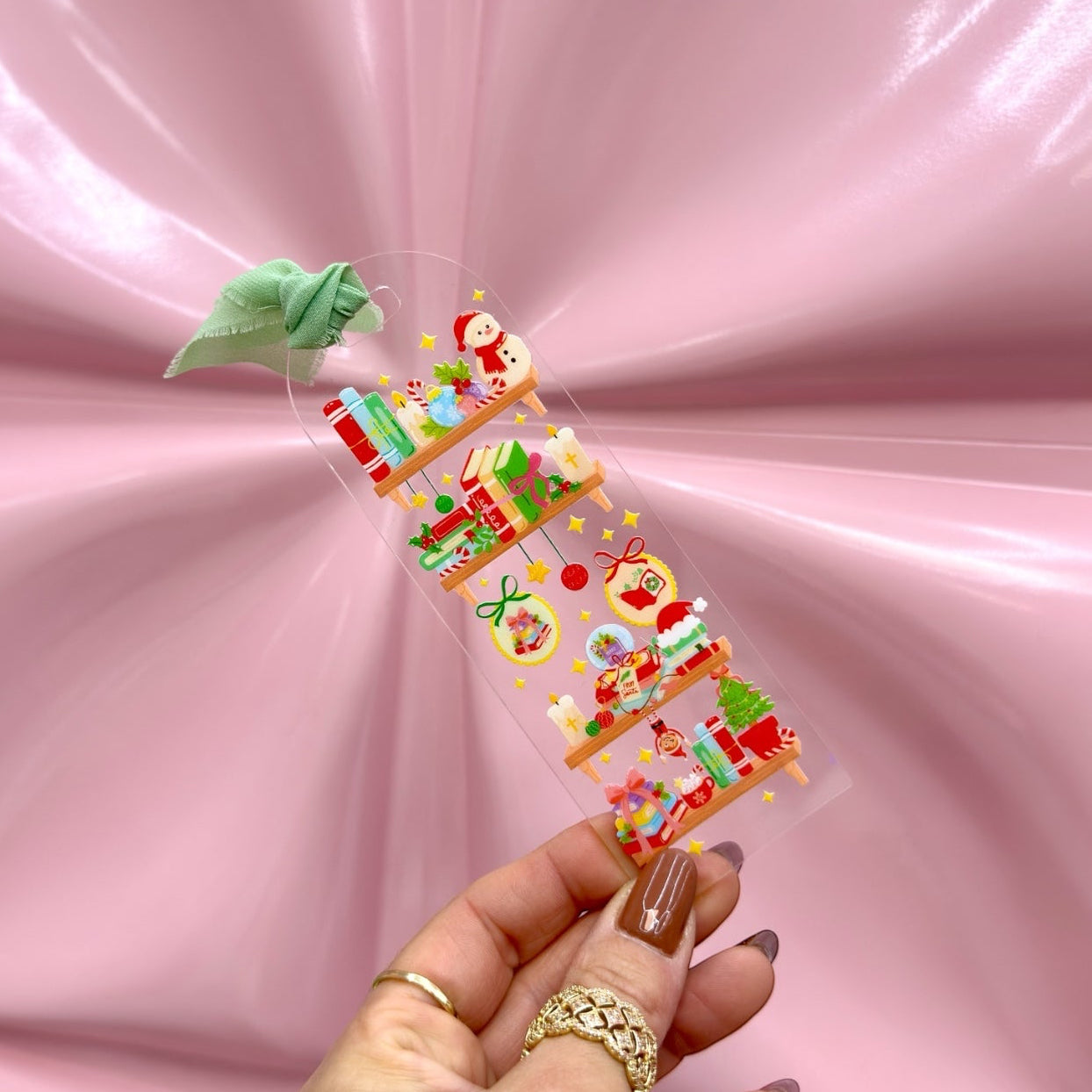 Christmas Magic Acrylic Bookmark 🎄📚