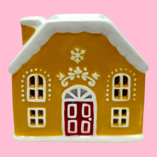 🍪 Gingerbread House Wax Melt Burner 🎄✨