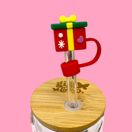 🎁 Christmas Gift Straw Topper ❤️