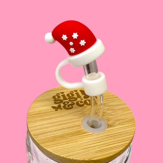 🎅🏻 Santa Hat Straw Topper ❤️