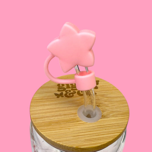 💖 Pink Star Straw Topper ✨