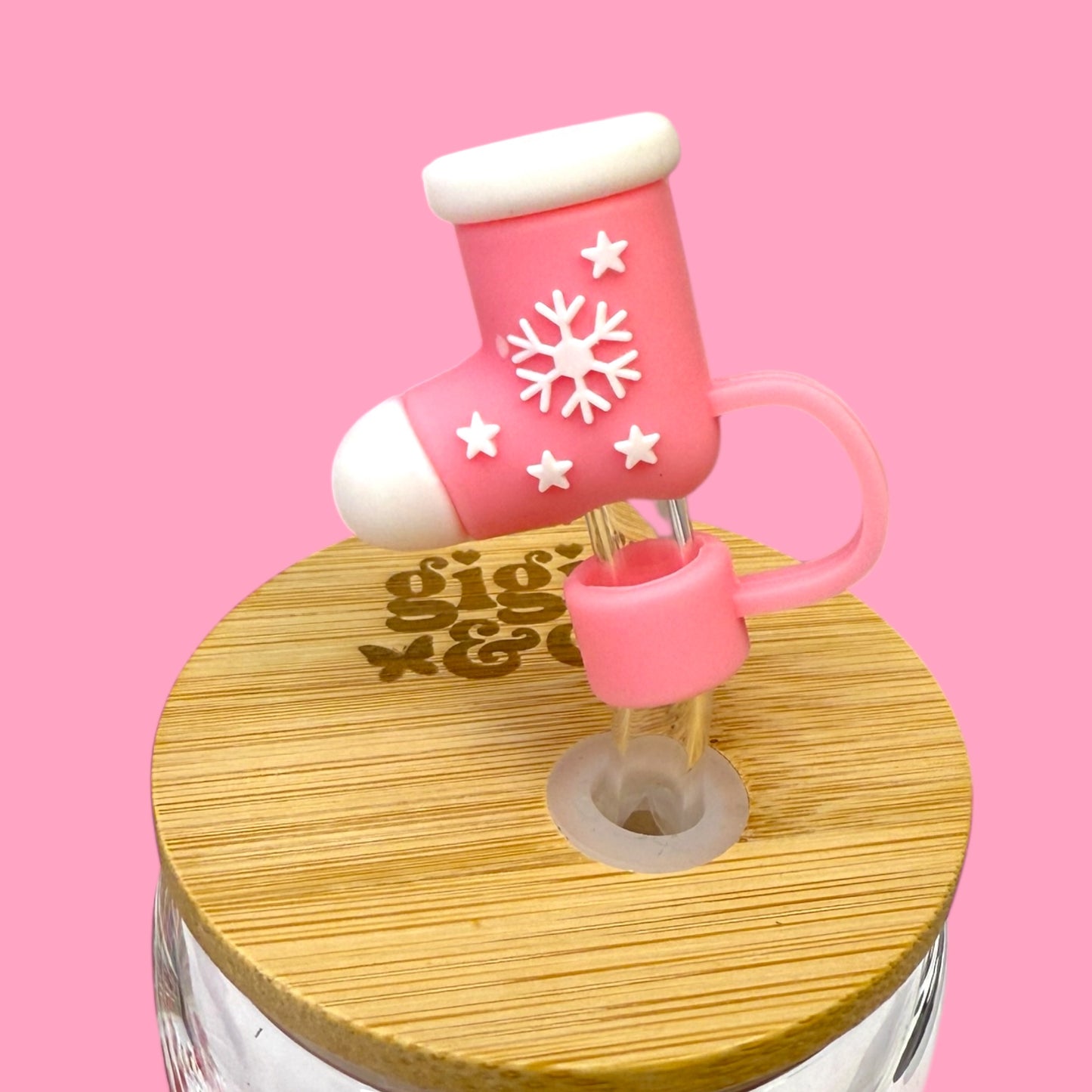 💗 Pink Christmas Sock Topper ✨