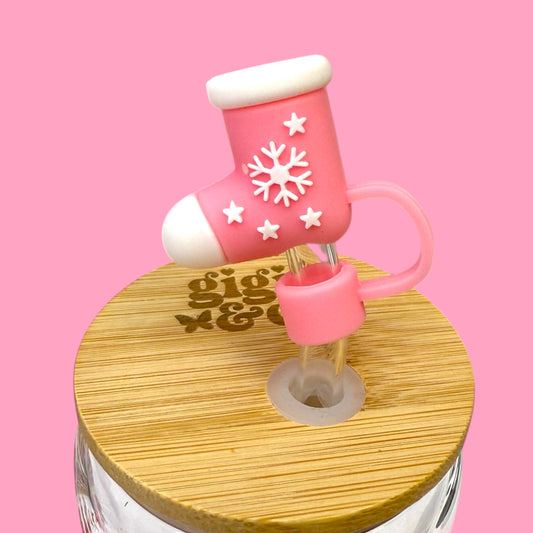 💗 Pink Christmas Sock Topper ✨