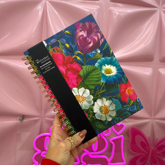 🌺 The Botanist Spiral A5 Notebook 🌿