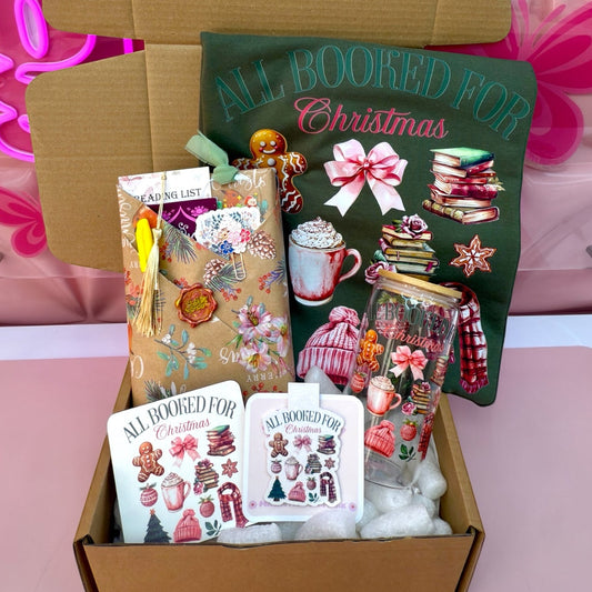 🎄✨ The All Booked for Christmas Gift Box ☕📖
