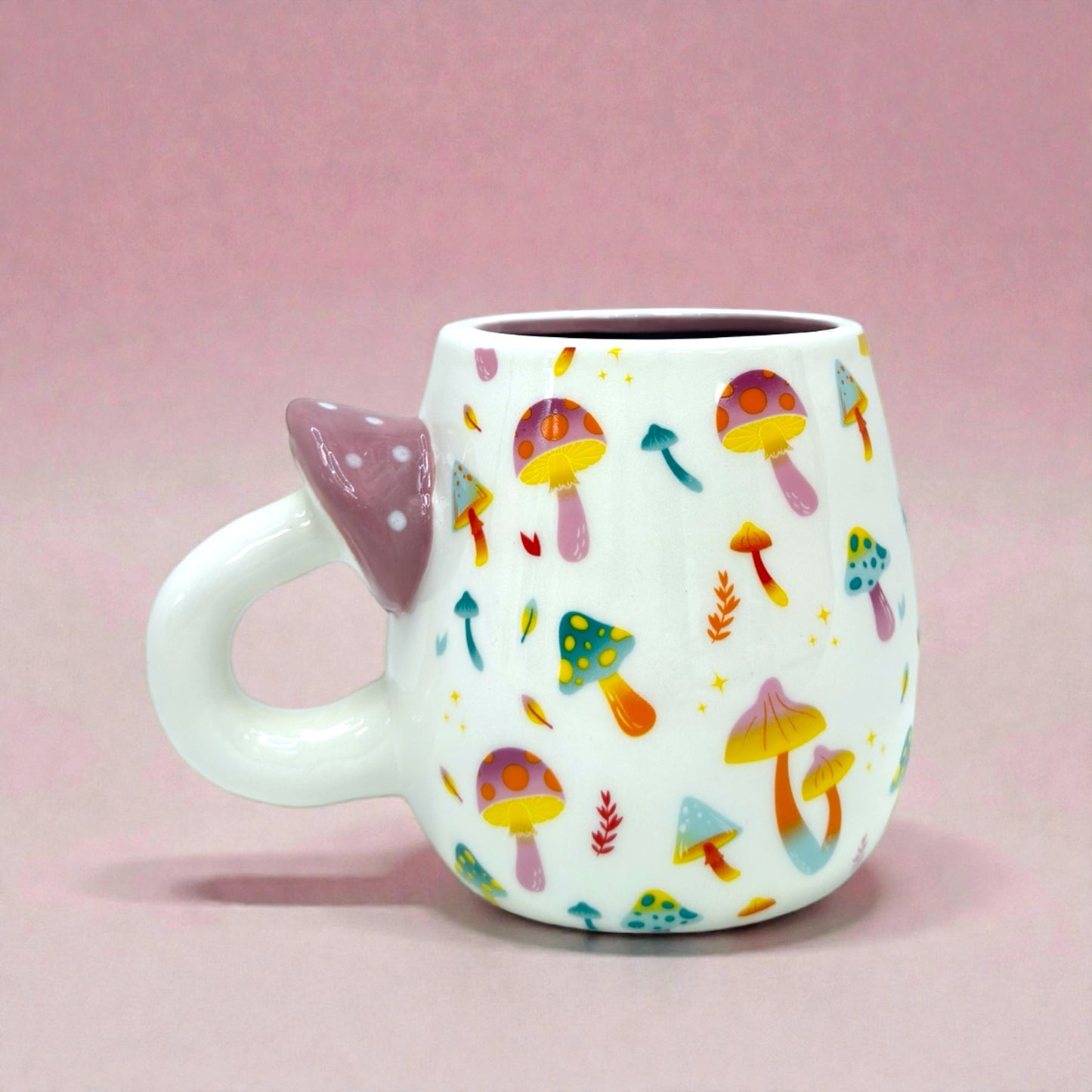 🍄 Whimsical Mushroom 16oz Ceramic Mug ✨🌸