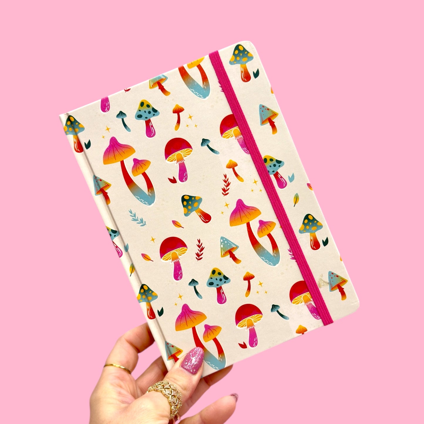 🍄 Funky Mushroom A5 Notebook ✨📓