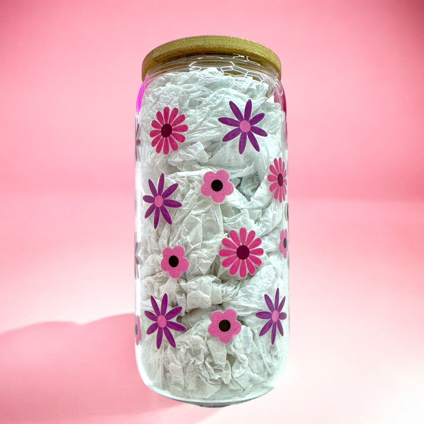 🌸 Best Mum Ever 16oz Glass Cup 🌸