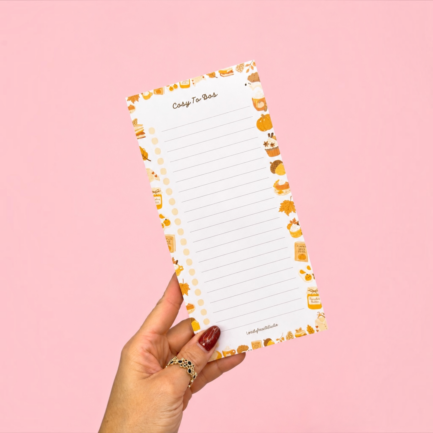 Cosy Autumn To-Do List Notepad 🍂☕