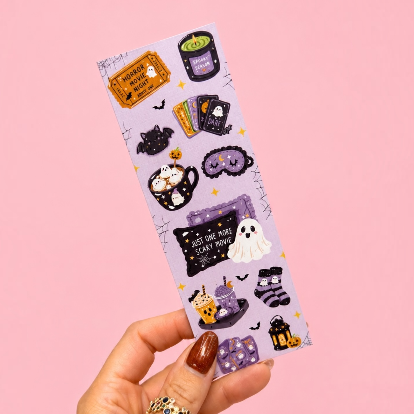 Spooky Movie Night Bookmark š»š¬