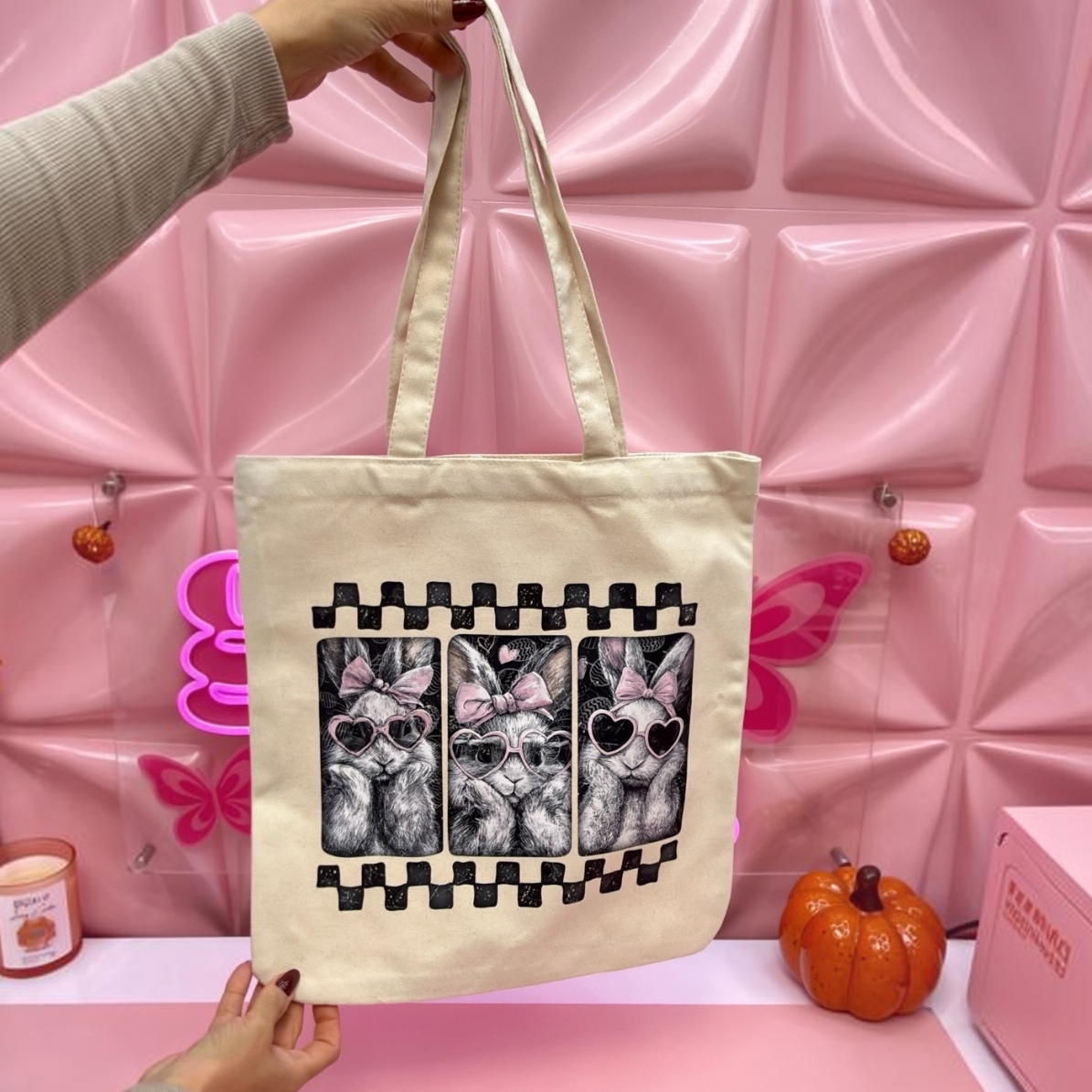 Coquette Bunnies Tote Bag šš°