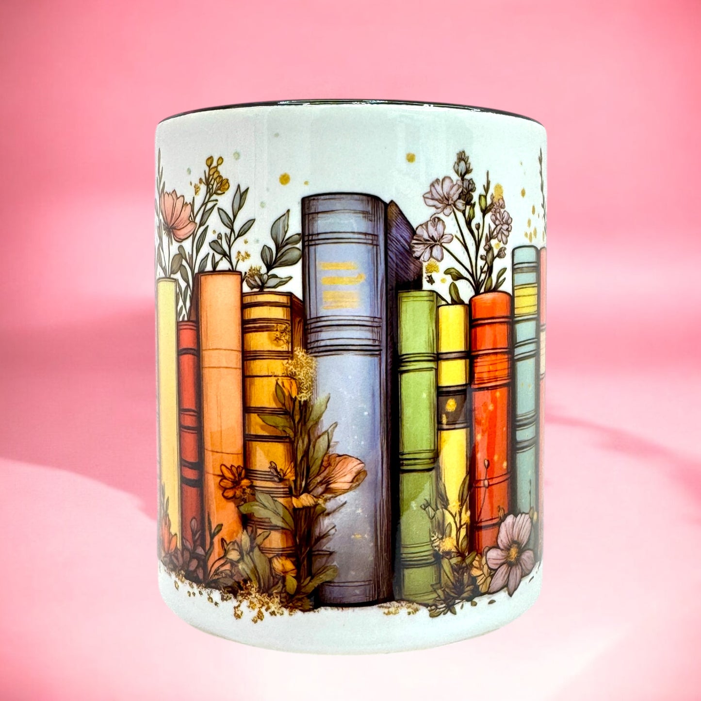 “Booktrovert” Mug 📚🌸 | 11oz Cozy Book Lover Gift ☕✨