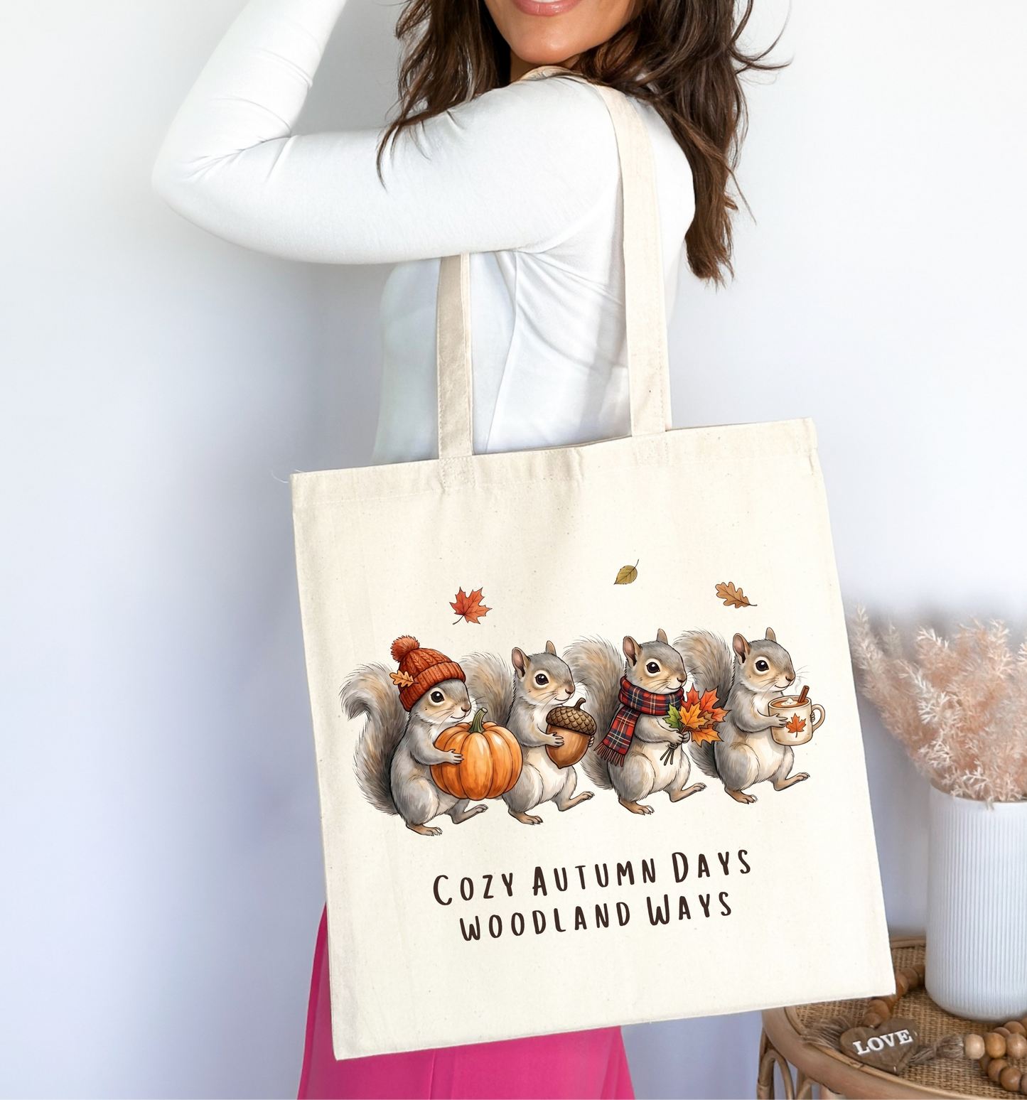 šæļø Cozy Autumn Days Woodland Ways Tote Bag šš